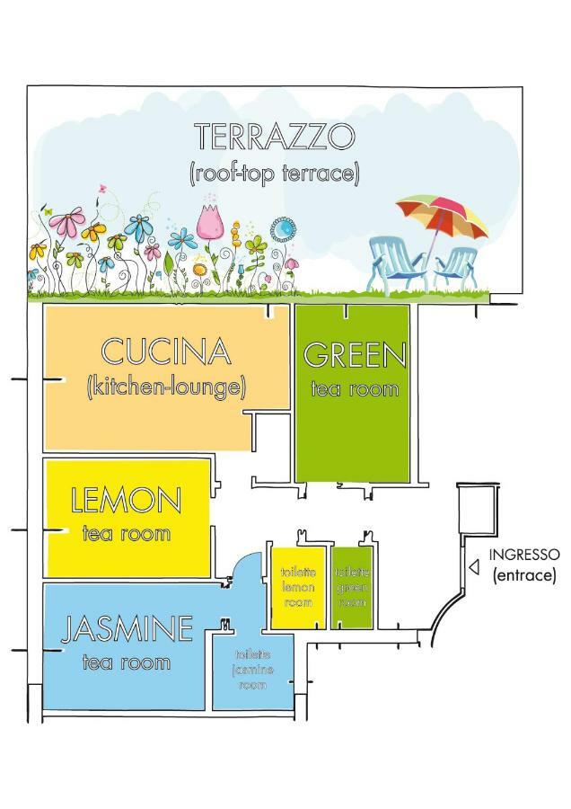 Grande Casa Con Terrazzo Lägenhet *